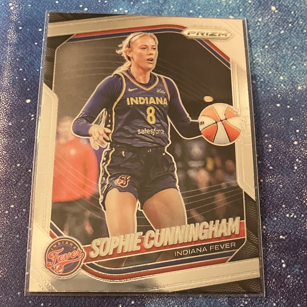Sophie Cunningham Indiana Fever Prizm Rookie Card - silver, WNBA
